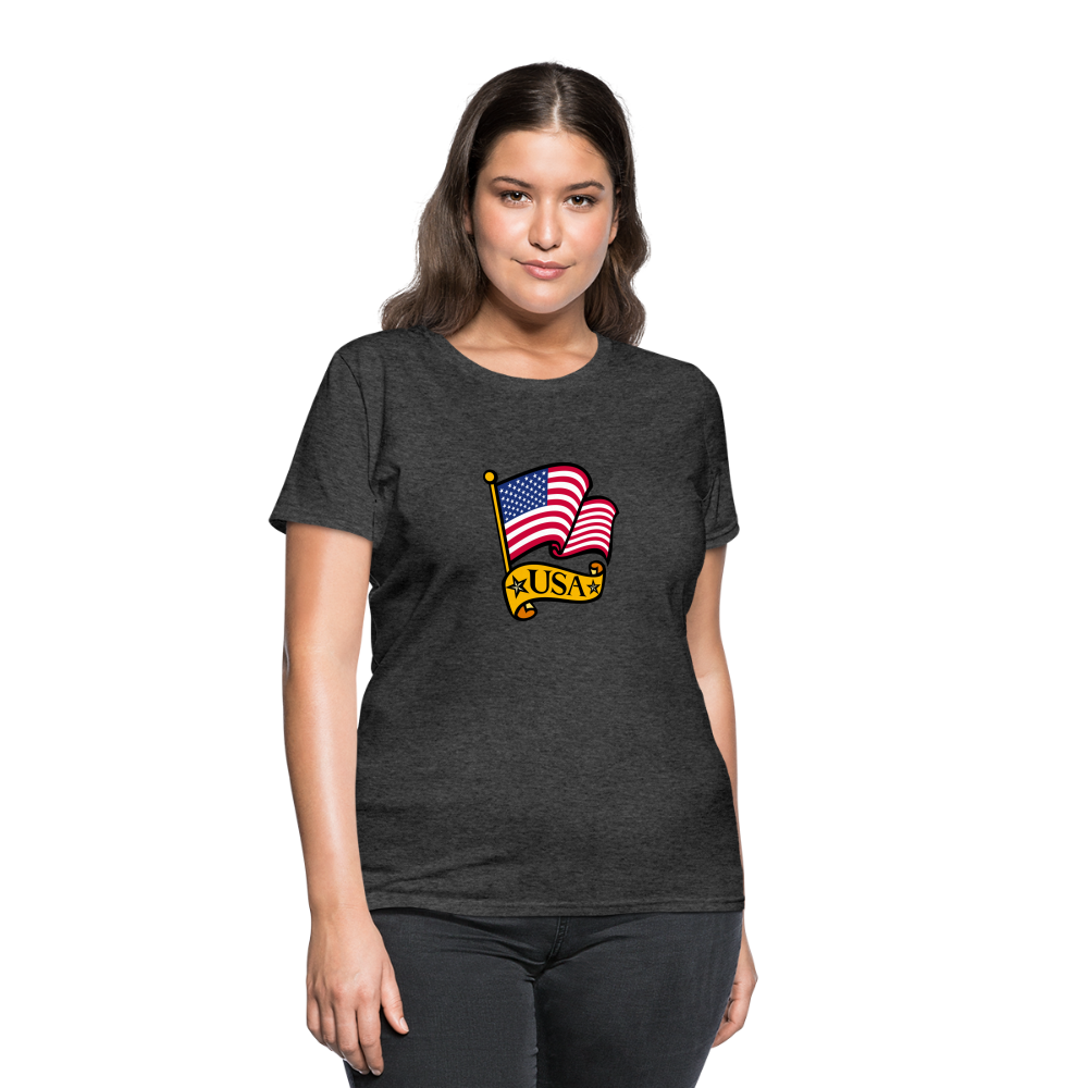 Women's T-Shirt - heather black