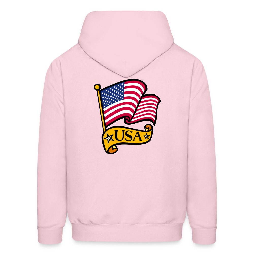 Men's Hoodie - pale pink