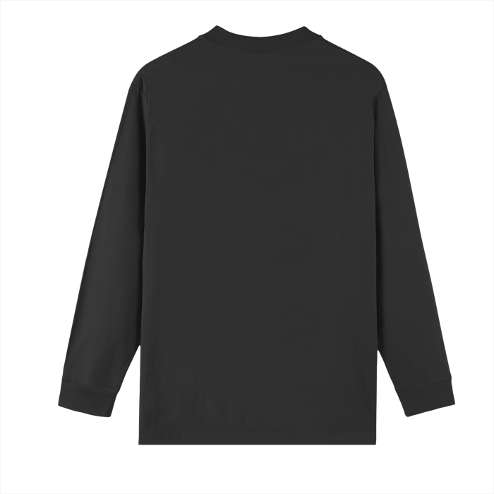 Unisex Crew Neck 270g Heavyweight 100% Cotton Drop Shoulder Long Sleeve Shirt